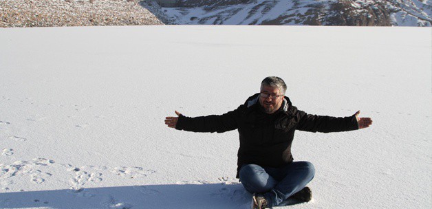 Aşırı soğuklar Göyne Barajını buz tutturdu