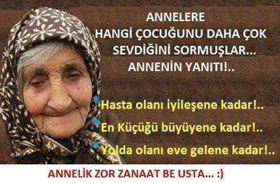 TÜM ANNELERİMİZ ELLERİNDEN ÖPÜYORUZ