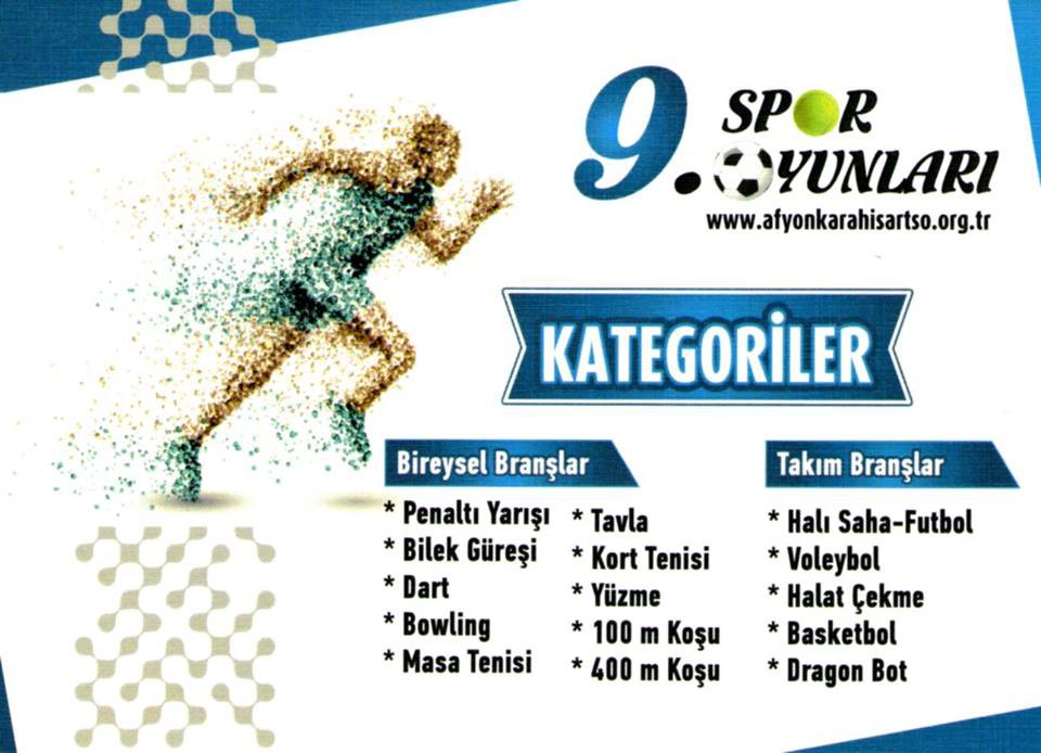 9. ATSO SPOR OYUNLARI BAŞLIYOR
