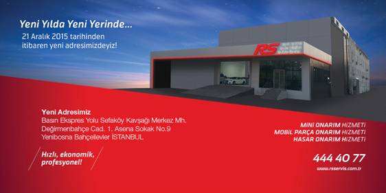 RS Servis'ten yeni yıla yeni bir başlangıç