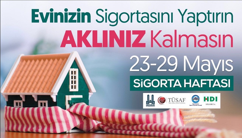 Erzurum'da billboardları sigorta afişleri süsledi