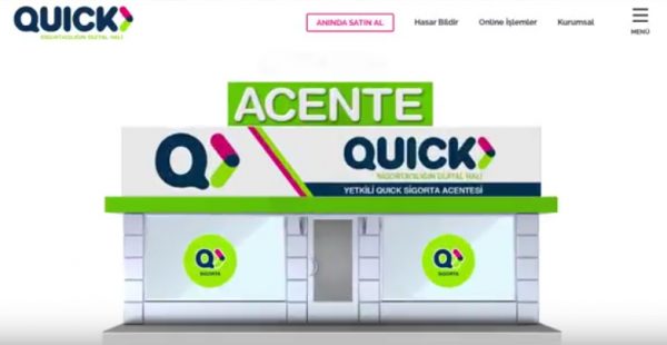 Quick Sigorta İlk TV Reklam Kampanyası yayınlandı.