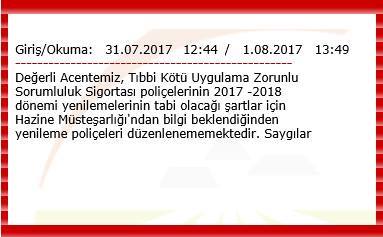 SİGORTA SEKTÖRÜNDE BUGÜN İTİBARİYLE SON DURUM