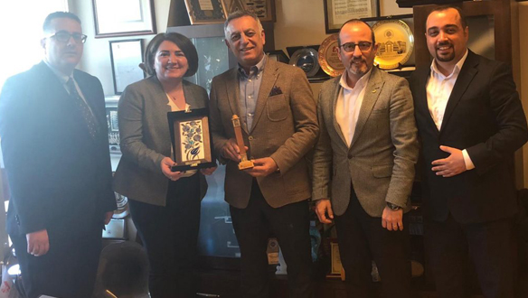 ÇUKSAD'dan SAİK Başkanı'na ziyaret