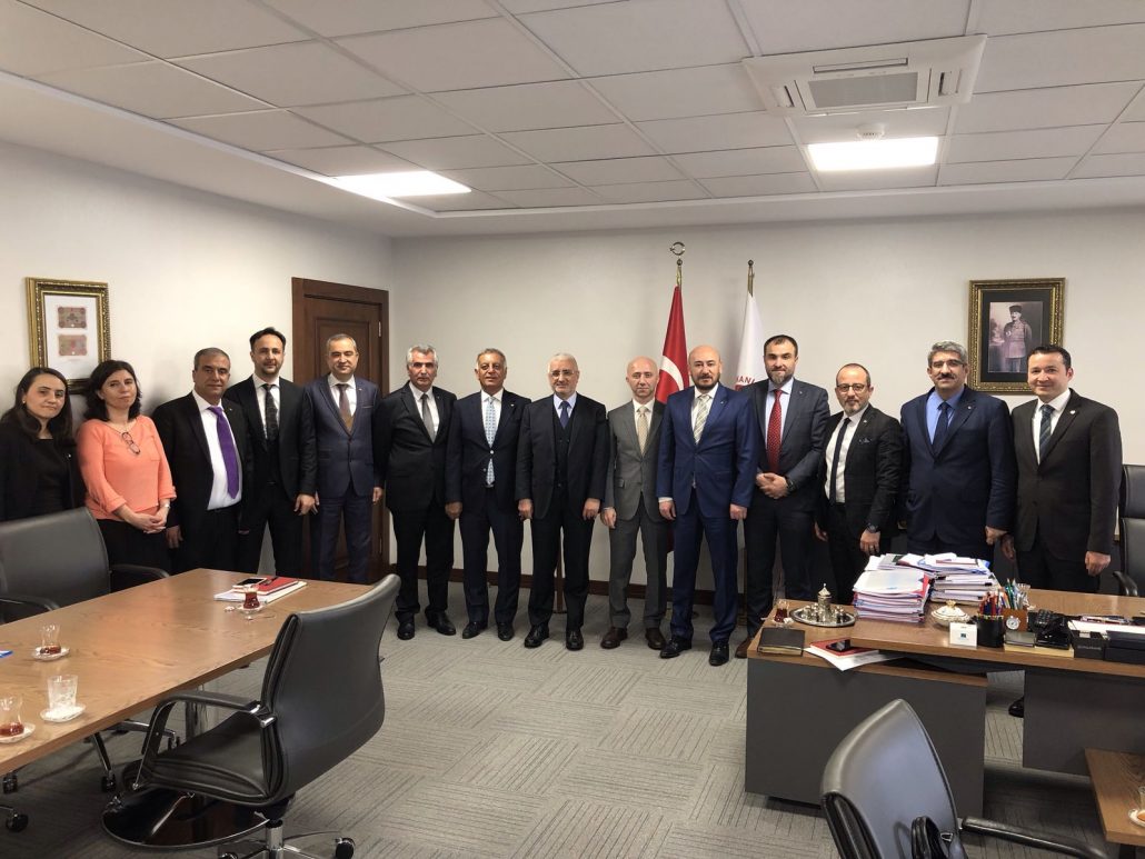 SAİK YÖNETİMİ 15 NİSAN 2019 TARİHİNDE HAZİNE MÜSTEŞARLIĞINDA ZİYARETLER YAPMIŞTIR.