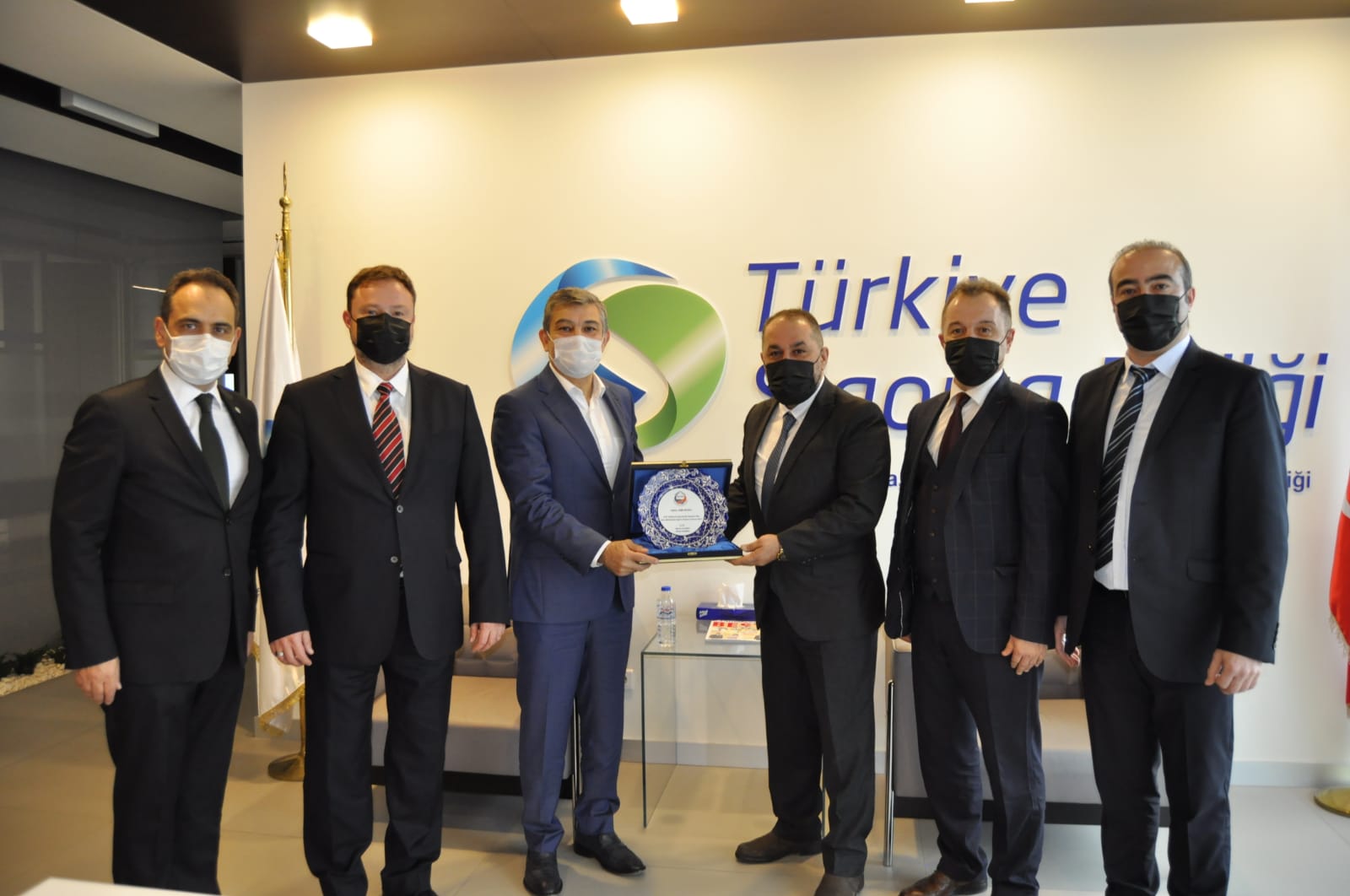 Sigorta Acenteleri İşveren Sendikası'nın TSB ziyareti .