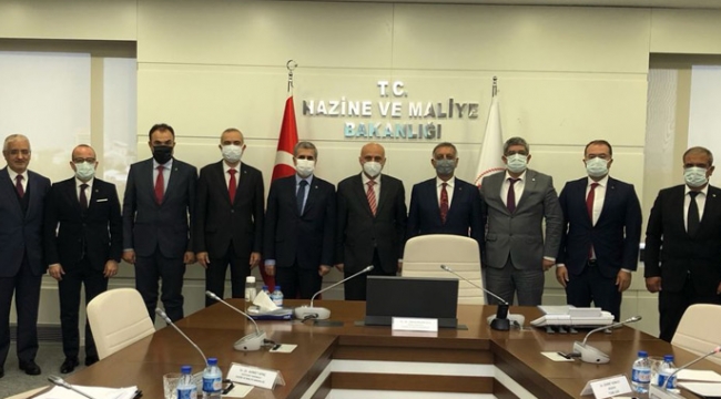 TOBB SAİK yönetimi mesafeli sözleşmeler yönetmeliğini Ankara'da görüştü