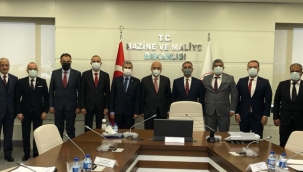 TOBB SAİK yönetimi mesafeli sözleşmeler yönetmeliğini Ankara'da görüştü