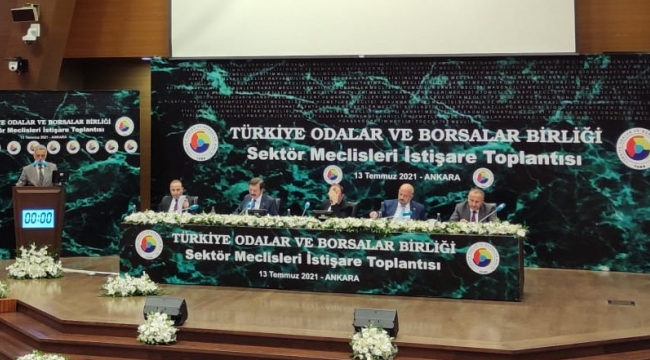 TOBB SAİK Başkanı Sayın Levent Korkut 13.07.2021 Tarihinde TOBB Sektör Meclisleri İstişare Toplantısına Katılmıştır.